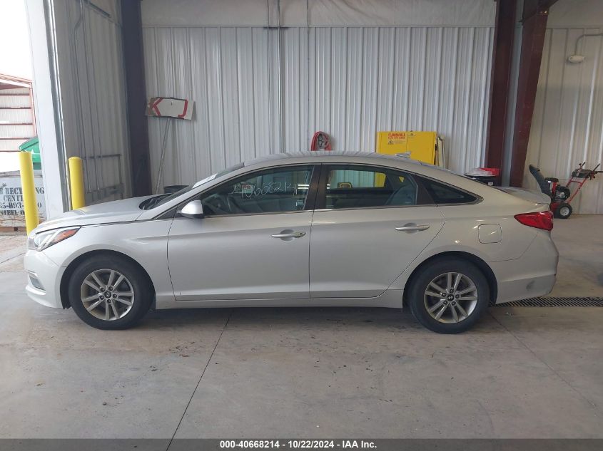 2015 Hyundai Sonata Se VIN: 5NPE24AF0FH003986 Lot: 40668214