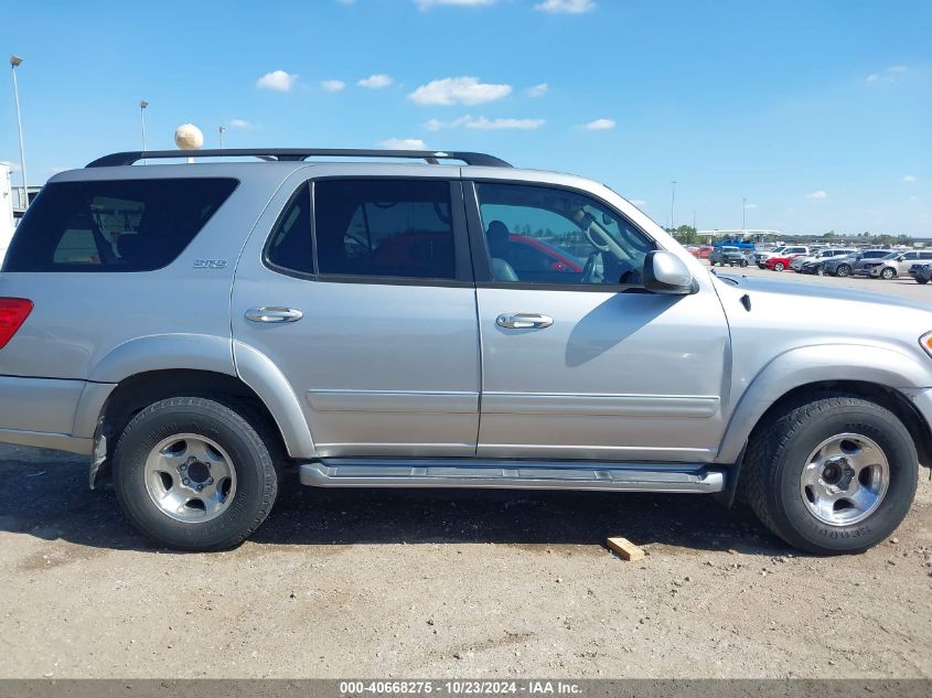 2002 Toyota Sequoia Sr5 V8 VIN: 5TDZT34A52S107659 Lot: 40668275