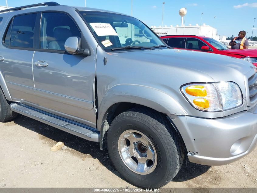 2002 Toyota Sequoia Sr5 V8 VIN: 5TDZT34A52S107659 Lot: 40668275