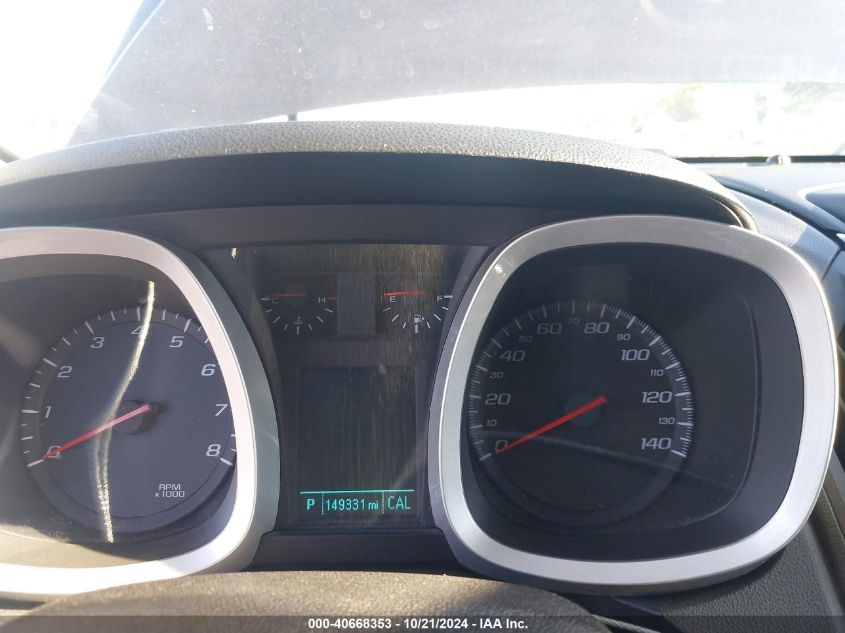 2013 Chevrolet Equinox 1Lt VIN: 2GNALDEK7D6286513 Lot: 40668353