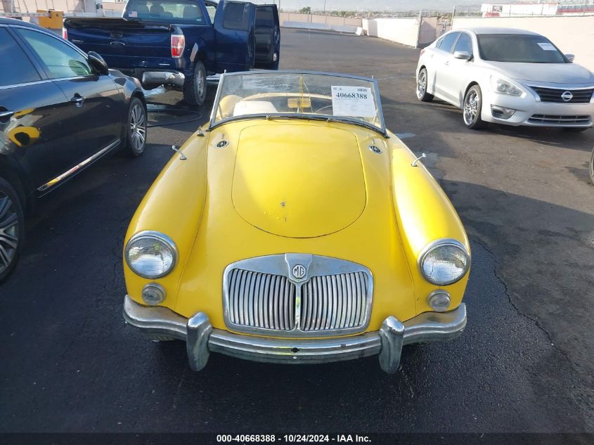 1961 Mg Roadster VIN: 62GHNL2103605 Lot: 40668388