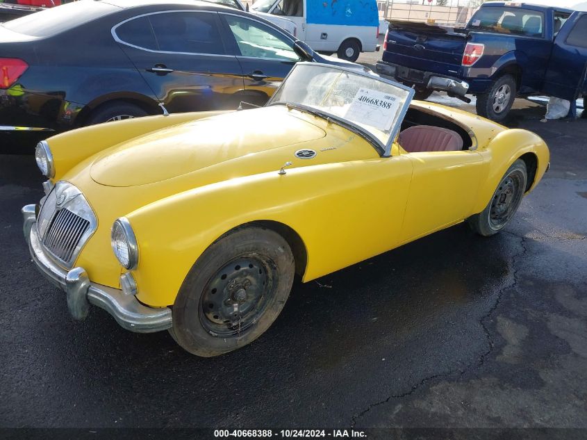 1961 Mg Roadster VIN: 62GHNL2103605 Lot: 40668388