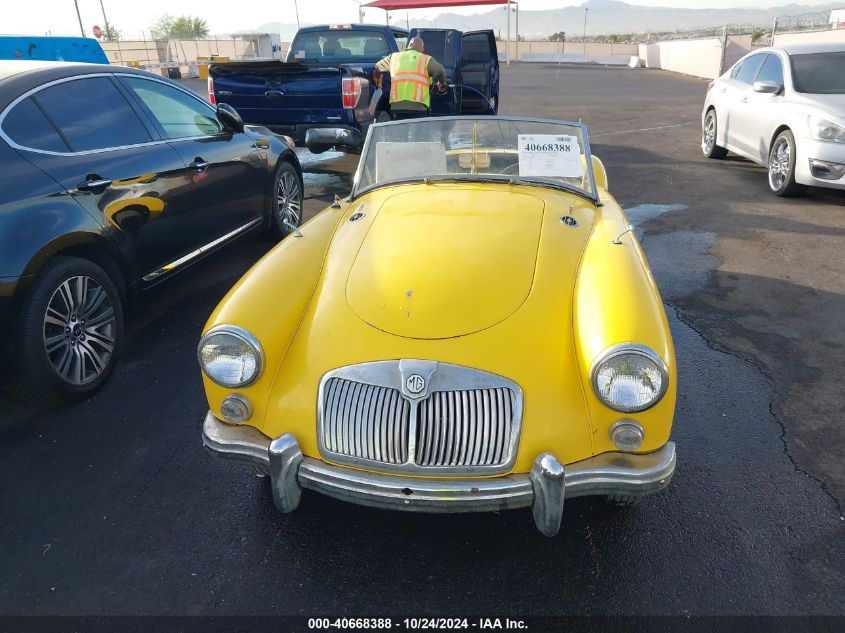 1961 Mg Roadster VIN: 62GHNL2103605 Lot: 40668388