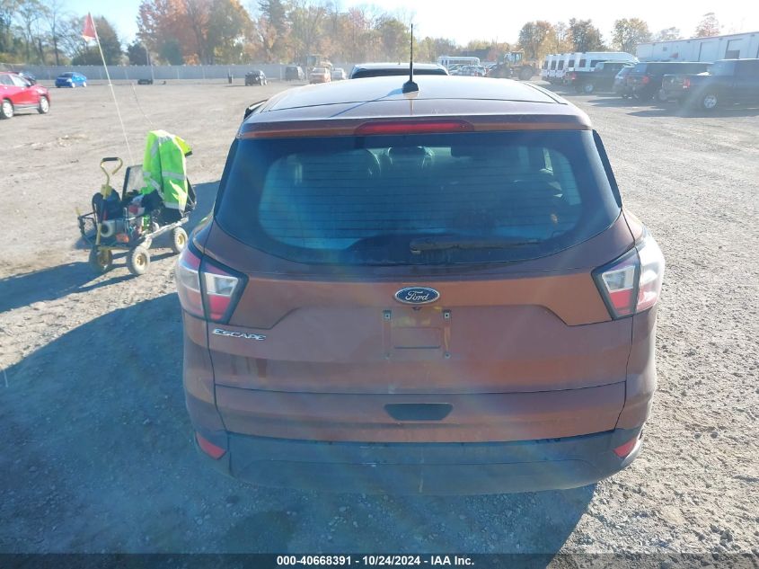 2017 Ford Escape S VIN: 1FMCU0F79HUD40060 Lot: 40668391