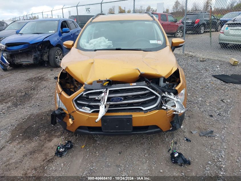 VIN MAJ6S3GL0NC458302 2022 FORD ECOSPORT SE