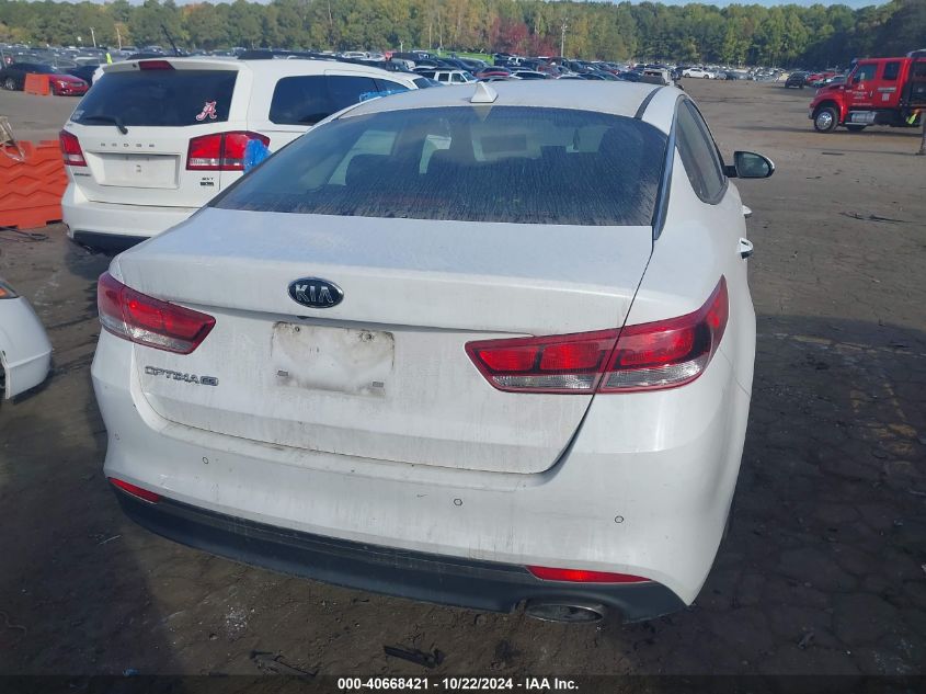 2018 Kia Optima Lx VIN: 5XXGT4L39JG216092 Lot: 40668421