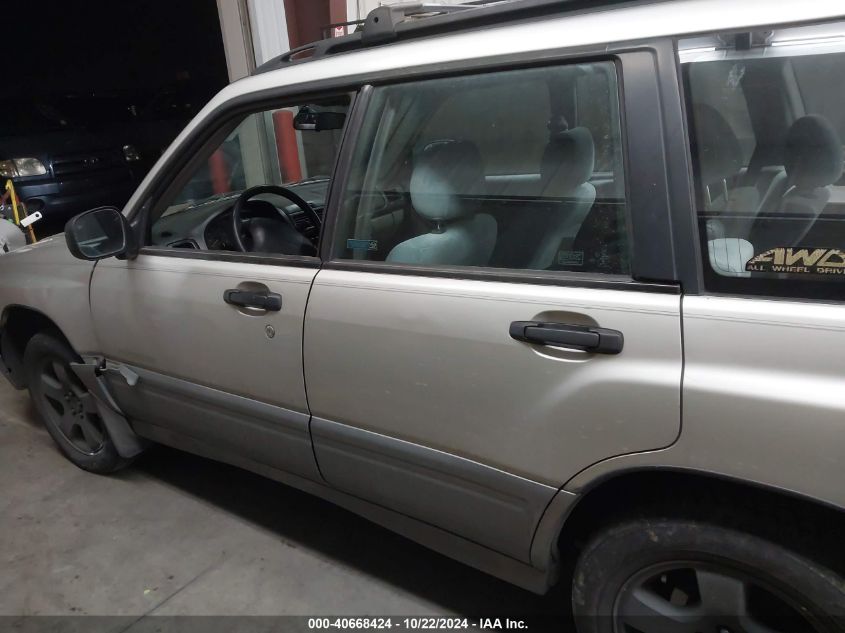 2000 Subaru Forester S VIN: JF1SF6559YH705493 Lot: 40668424