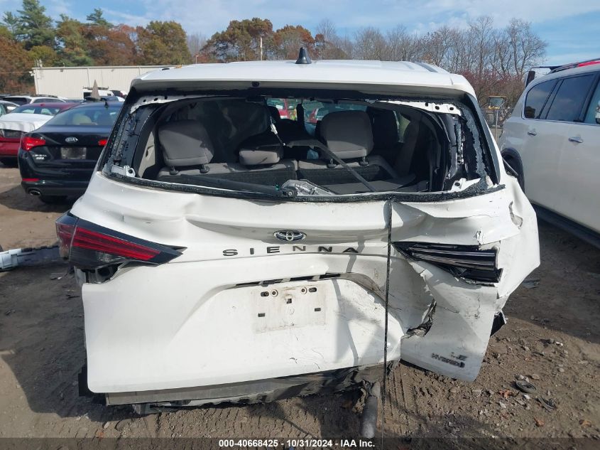 2021 Toyota Sienna Le VIN: 5TDKRKEC5MS009745 Lot: 40668425