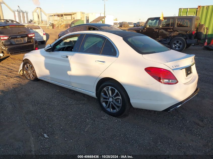 2016 Mercedes-Benz C 300 4Matic VIN: 55SWF4KB5GU107800 Lot: 40668436