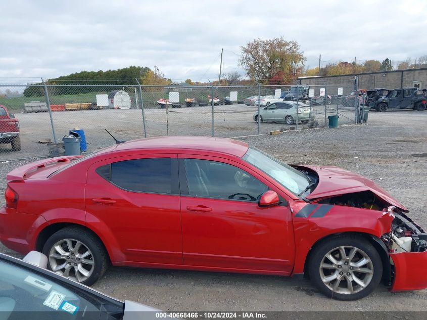 2013 Dodge Avenger R/T VIN: 1C3CDZBG6DN562899 Lot: 40668466