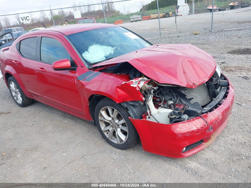 2013 DODGE AVENGER R/T - 1C3CDZBG6DN562899