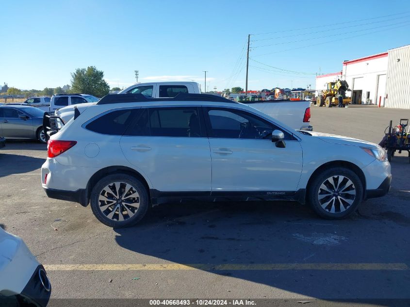 2015 Subaru Outback 3.6R Limited VIN: 4S4BSENC7F3335908 Lot: 40668493