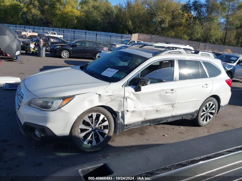 2015 Subaru Outback 3.6R Limited VIN: 4S4BSENC7F3335908 Lot: 40668493