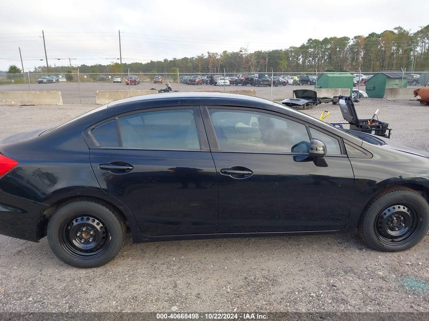 2012 Honda Civic Sdn Lx VIN: 19XFB2F54CE049782 Lot: 40668498