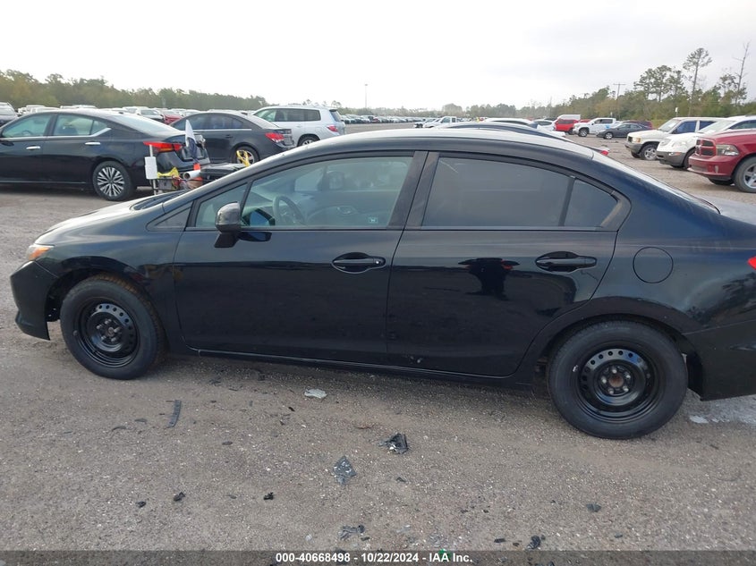 2012 Honda Civic Sdn Lx VIN: 19XFB2F54CE049782 Lot: 40668498