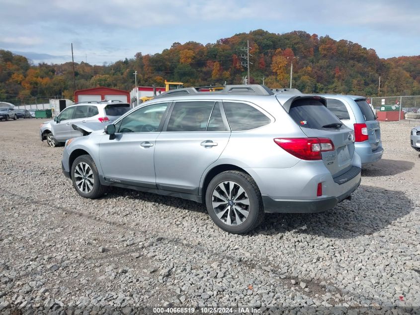 2015 Subaru Outback 2.5I Limited VIN: 4S4BSALC3F3274066 Lot: 40668519