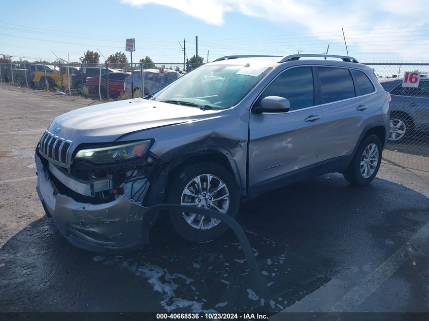 VIN 1C4PJLCB4KD348681 2019 JEEP CHEROKEE LATITUDE FWD