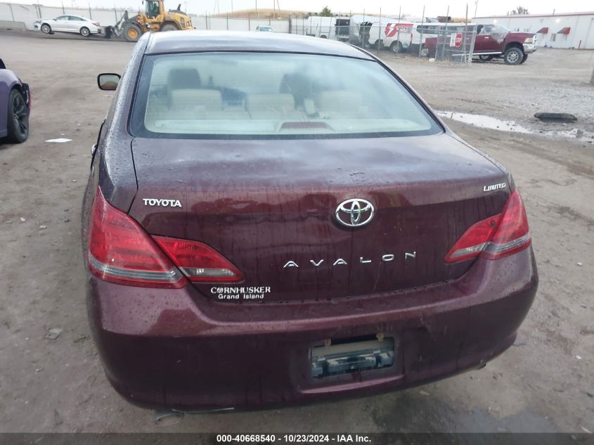 2008 Toyota Avalon Limited VIN: 4T1BK36BX8U272939 Lot: 40668540