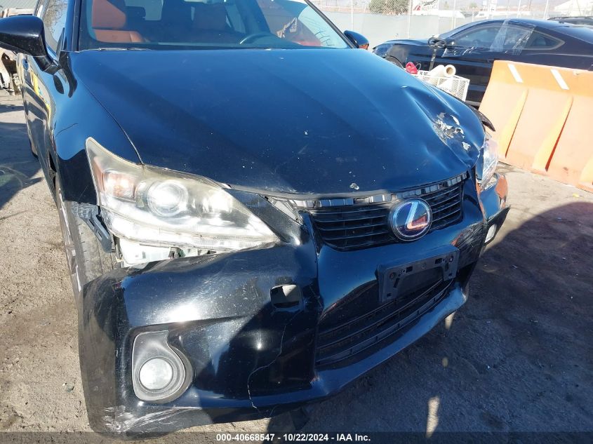 2012 Lexus Ct 200H Premium VIN: JTHKD5BH0C2081098 Lot: 40668547