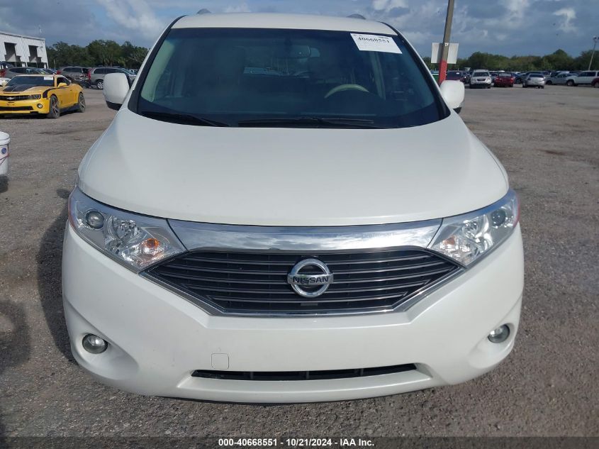 2016 Nissan Quest Sl VIN: JN8AE2KP2G9153646 Lot: 40668551