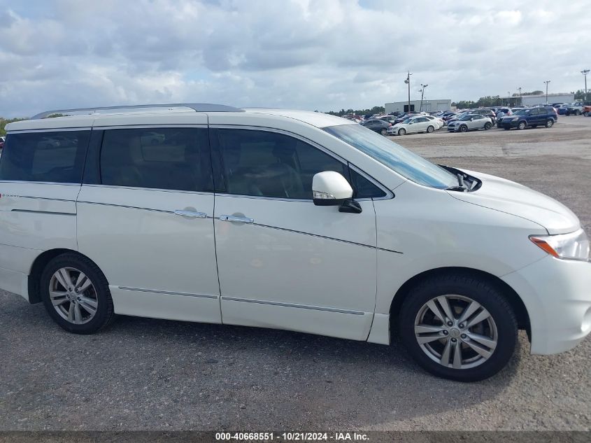 2016 Nissan Quest Sl VIN: JN8AE2KP2G9153646 Lot: 40668551