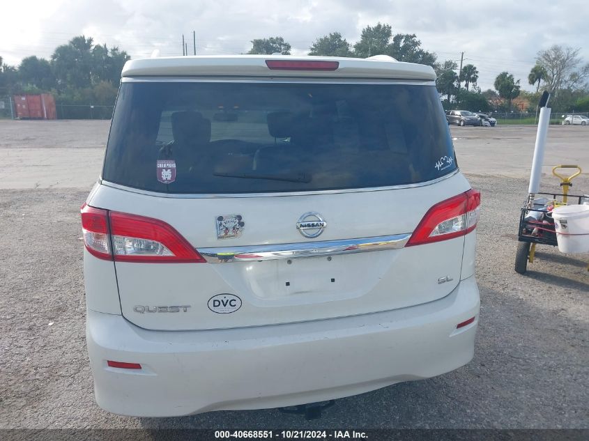 2016 Nissan Quest Sl VIN: JN8AE2KP2G9153646 Lot: 40668551