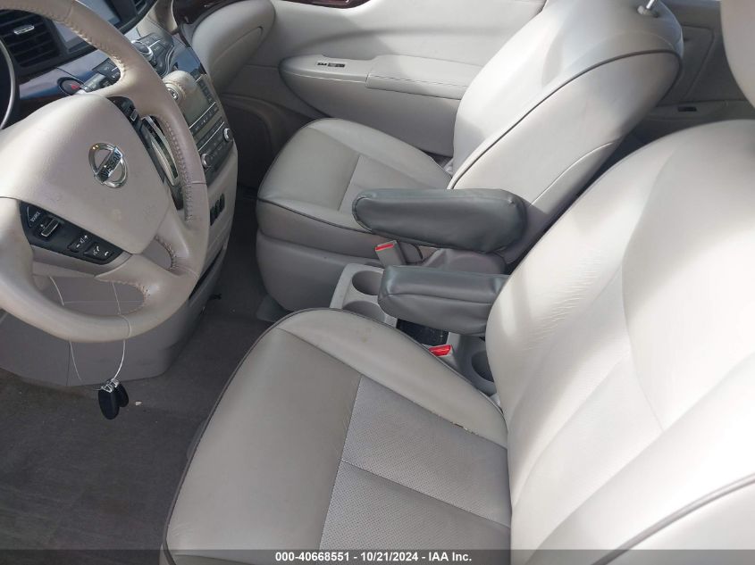 2016 Nissan Quest Sl VIN: JN8AE2KP2G9153646 Lot: 40668551