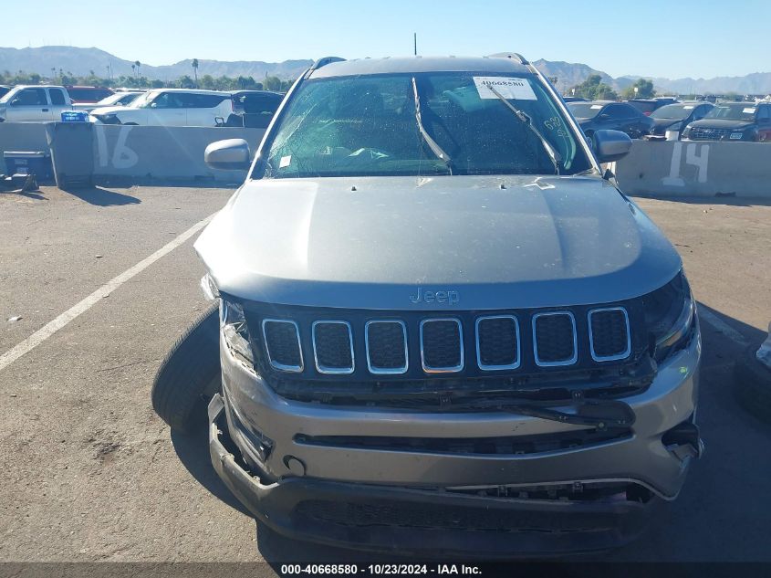 2020 Jeep Compass Latitude Fwd VIN: 3C4NJCBB8LT252685 Lot: 40668580