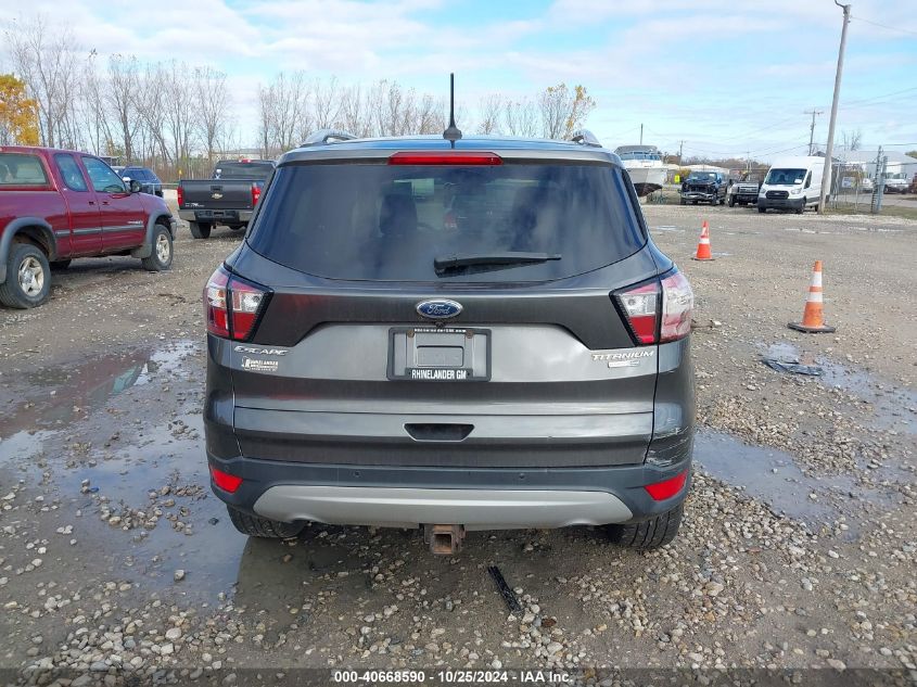 2018 Ford Escape Titanium VIN: 1FMCU9J90JUA50129 Lot: 40668590