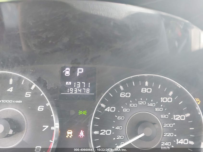 2012 Subaru Outback 2.5I VIN: 4S4BRBAC2C3283504 Lot: 40668647