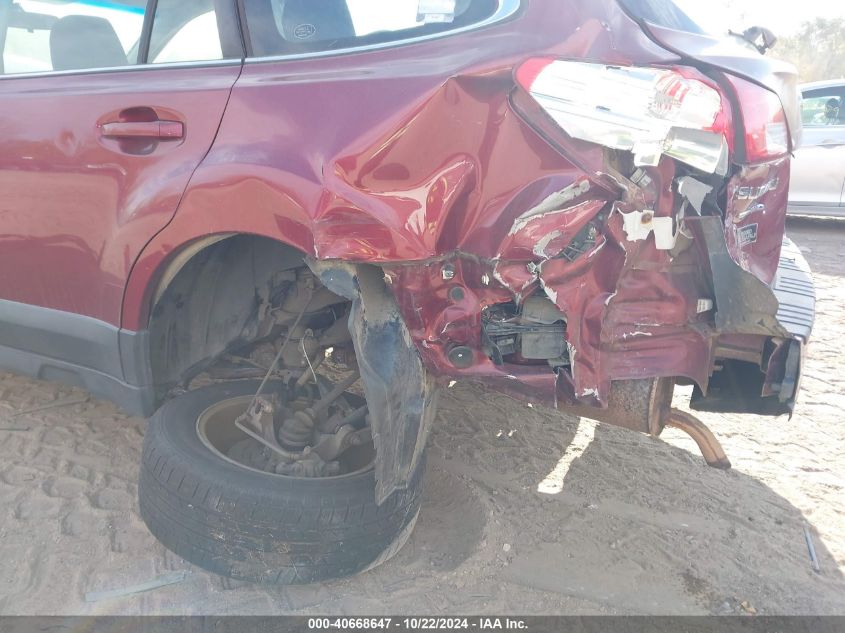 2012 Subaru Outback 2.5I VIN: 4S4BRBAC2C3283504 Lot: 40668647