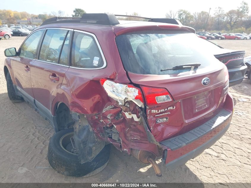 2012 Subaru Outback 2.5I VIN: 4S4BRBAC2C3283504 Lot: 40668647