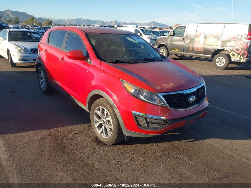 VIN KNDPB3AC2E7587674 2014 KIA Sportage, LX no.1