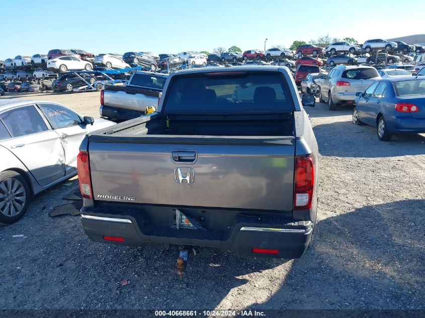 2017 Honda Ridgeline Rtl VIN: 5FPYK3F6XHB034798 Lot: 40668661