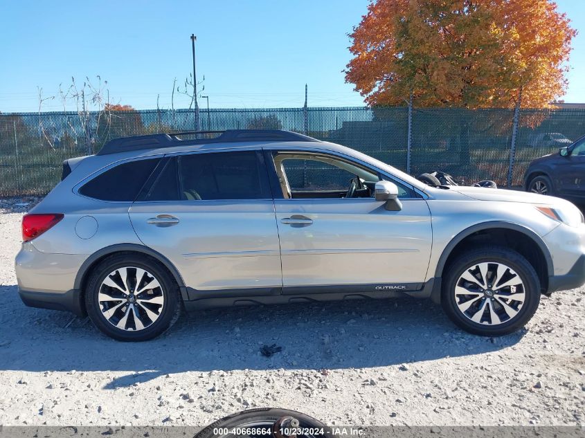 2016 Subaru Outback 2.5I Limited VIN: 4S4BSANC3G3287950 Lot: 40668664