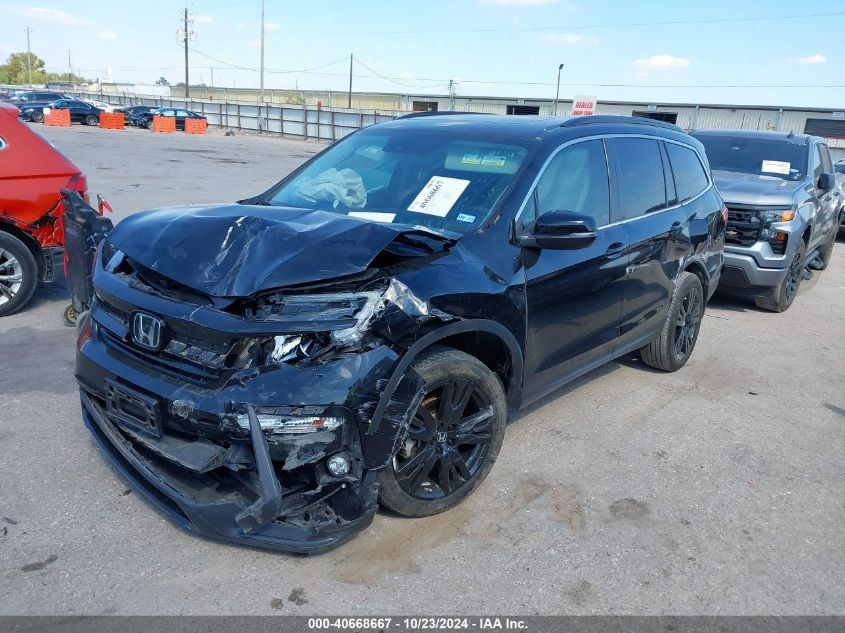 2022 Honda Pilot 2Wd Special Edition VIN: 5FNYF5H29NB021832 Lot: 40668667