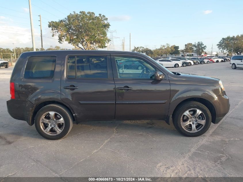 2013 Honda Pilot Ex-L VIN: 5FNYF3H55DB030671 Lot: 40668673