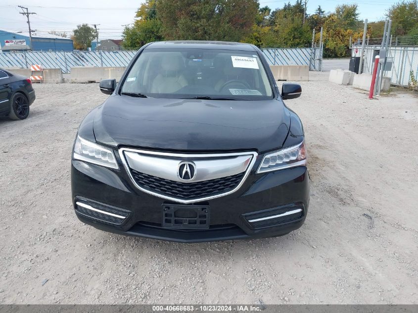 2014 Acura Mdx Technology Package VIN: 5FRYD4H48EB036600 Lot: 40668683