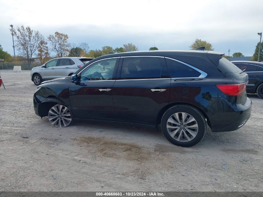 2014 Acura Mdx Technology Package VIN: 5FRYD4H48EB036600 Lot: 40668683