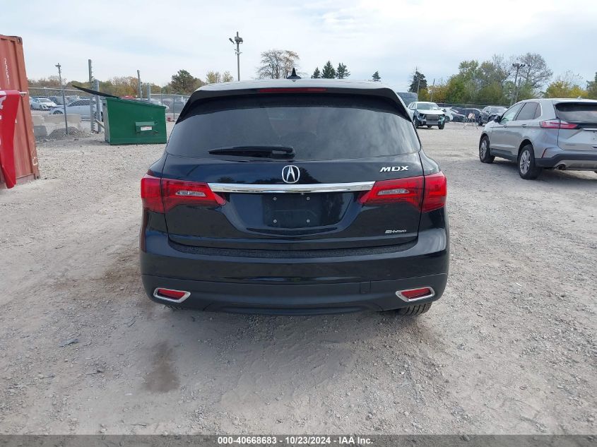 2014 Acura Mdx Technology Package VIN: 5FRYD4H48EB036600 Lot: 40668683