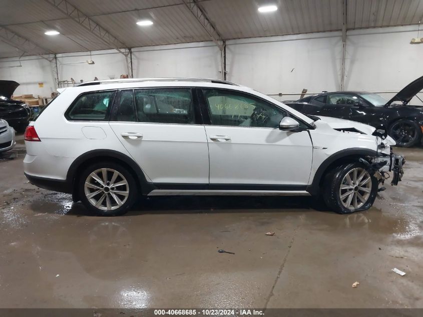 2017 Volkswagen Golf Alltrack Tsi S/Tsi Se/Tsi Sel VIN: 3VWH17AU2HM535234 Lot: 40668685