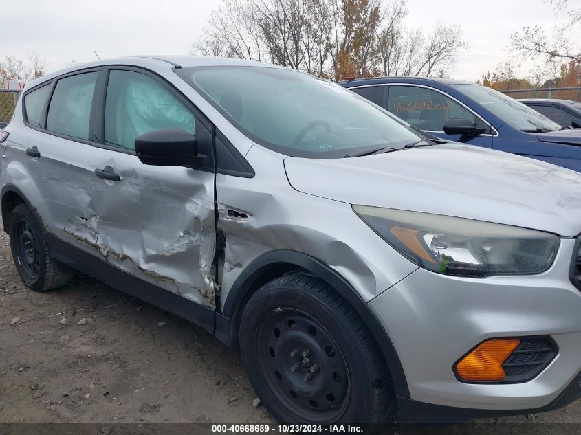 2018 Ford Escape S VIN: 1FMCU0F7XJUA02978 Lot: 40668689