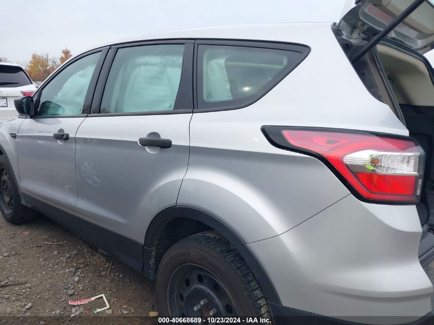 2018 Ford Escape S VIN: 1FMCU0F7XJUA02978 Lot: 40668689