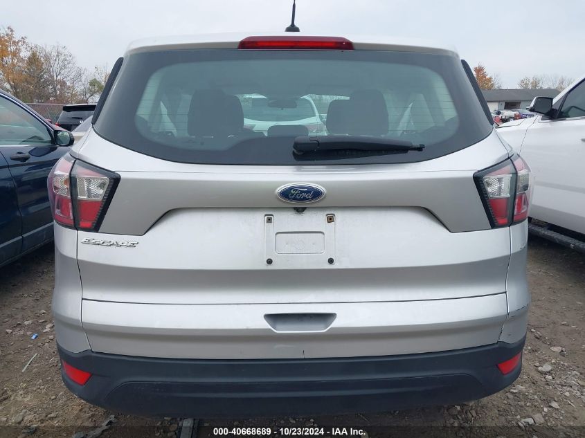 2018 Ford Escape S VIN: 1FMCU0F7XJUA02978 Lot: 40668689