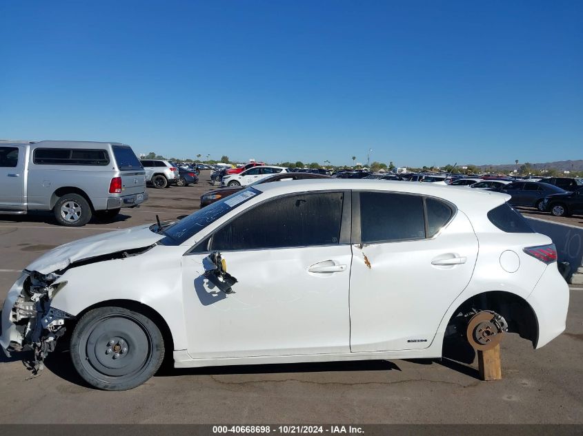 2012 Lexus Ct 200H VIN: JTHKD5BH8C2100318 Lot: 40668698