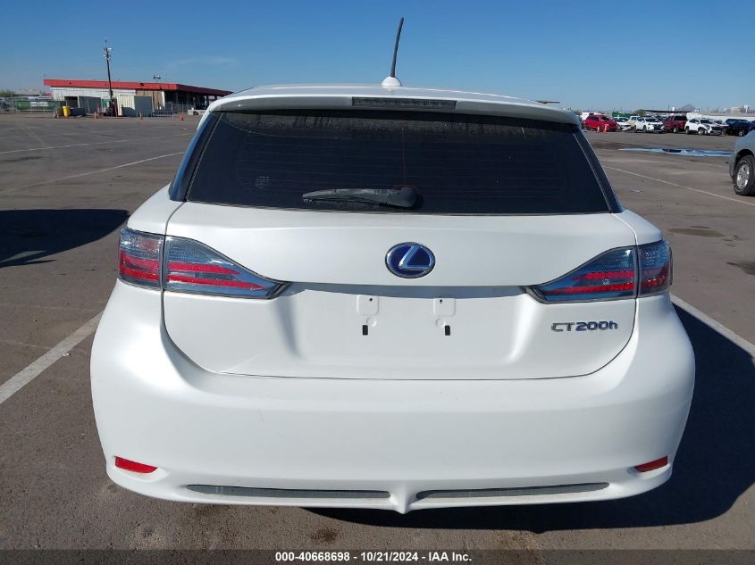 2012 Lexus Ct 200H VIN: JTHKD5BH8C2100318 Lot: 40668698