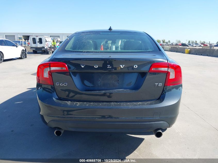 2013 Volvo S60 T5/T5 Platinum/T5 Premier/T5 Premier Plus VIN: YV1612FS0D2230816 Lot: 40668708