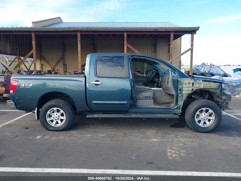 2006 Nissan Titan Le VIN: 1N6AA07B86N507813 Lot: 40668782