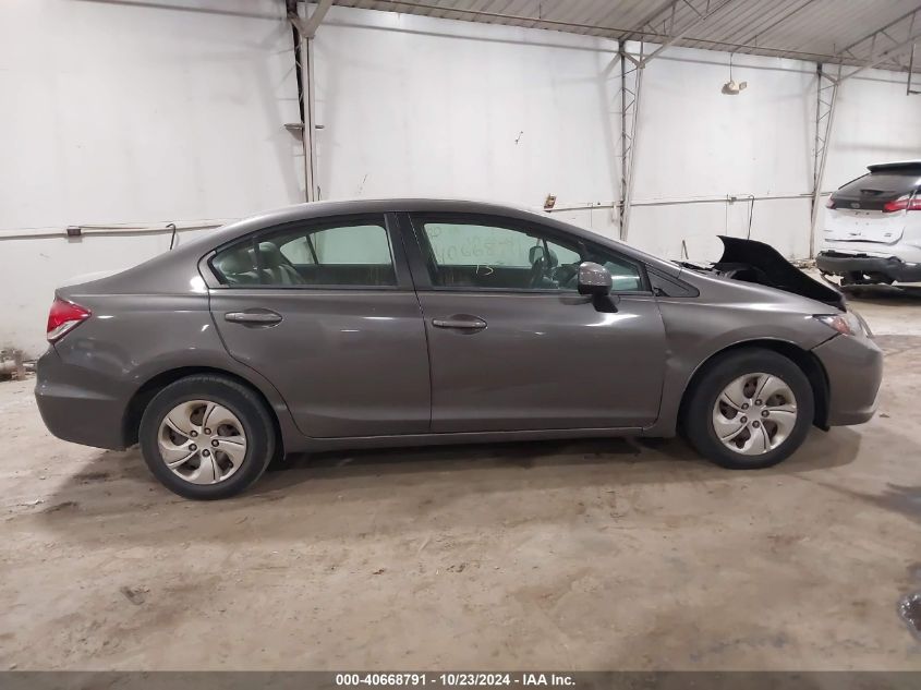 2013 Honda Civic Lx VIN: 19XFB2F5XDE047987 Lot: 40668791