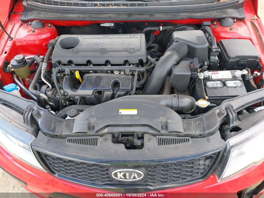 2011 Kia Forte Koup Sx VIN: KNAFW6A35B5370660 Lot: 40668801